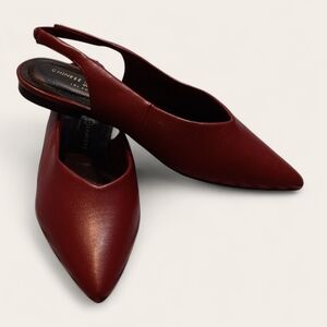 Chinese Laundry Red Slingback Flats Size 8